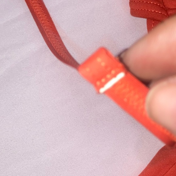 Kate Spade One Piece Orange twist top strapless S/M - Picture 10 of 11